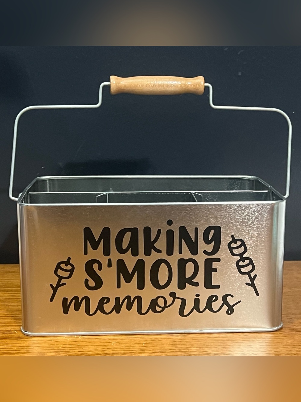 Making S'more Memories Metal Marshmallow Roasting Caddy - Silver